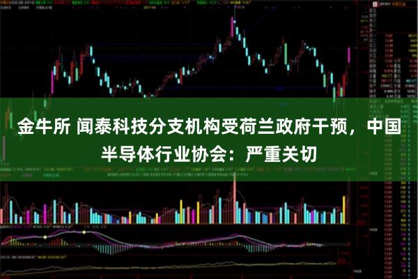 金牛所 闻泰科技分支机构受荷兰政府干预，中国半导体行业协会：严重关切