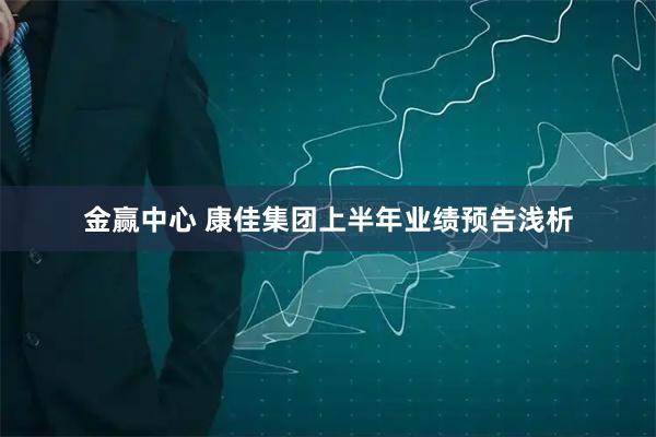 金赢中心 康佳集团上半年业绩预告浅析