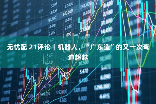 无忧配 21评论|机器人,“广东造”的又一次弯道超越